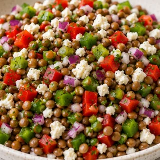 ¡Ensalada de Lentejas IRRESISTIBLE! Comida Sana y Deliciosa - ensalada lentejas