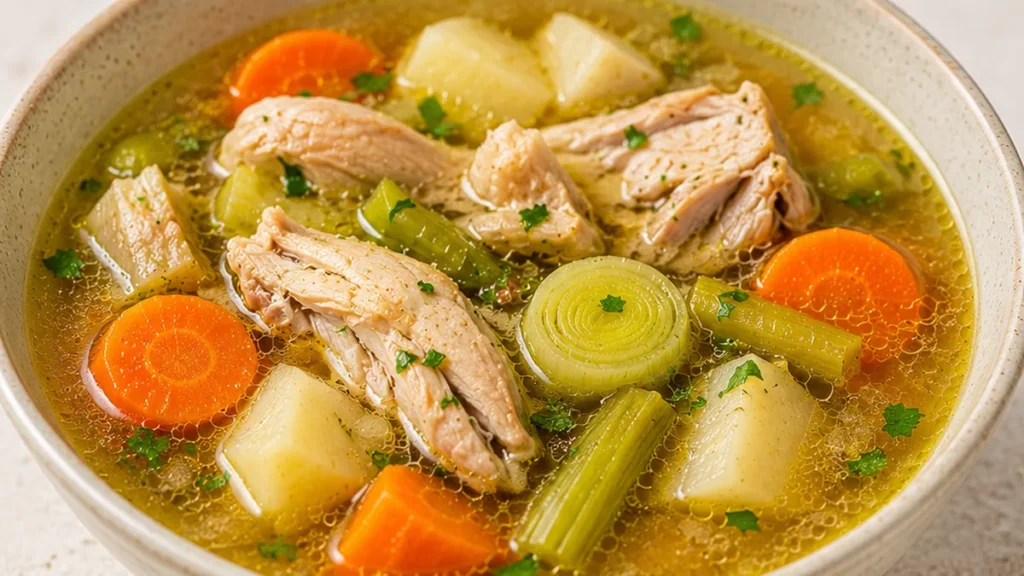 Caldo de Pollo Casero: Sabor de Abuela