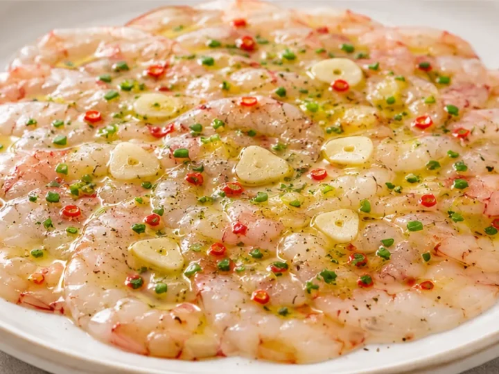Carpaccio de Gambas: ¡Manjar Sencillo y Fresco!