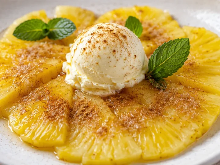 Carpaccio de Piña: Refrescante y Fácil Postre