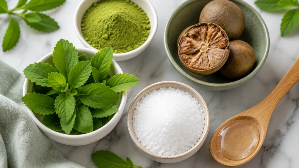 , beautifully styled overhead food photograph
