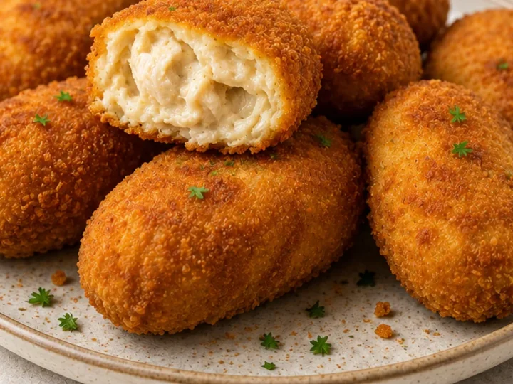 Croquetas de Pollo Cremosas y Crujientes