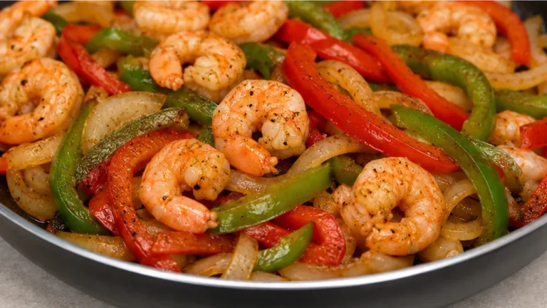 ¡Gambas Salteadas con Verduras en Minutos!