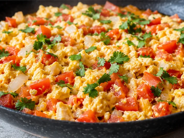 Huevos Pericos: Desayuno Latino