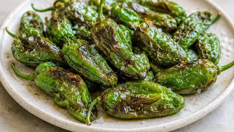 Pimientos de Padrón Crujientes en Airfryer
