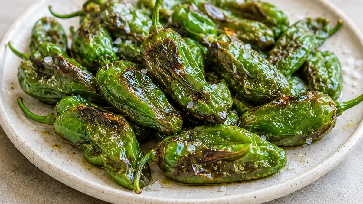 ️ Pimientos de Padrón Crujientes en Airfryer - pimientos padrón - Pimientos padrón: prepara este aperitivo fácil y delicioso en tu freidora de aire. Una opción