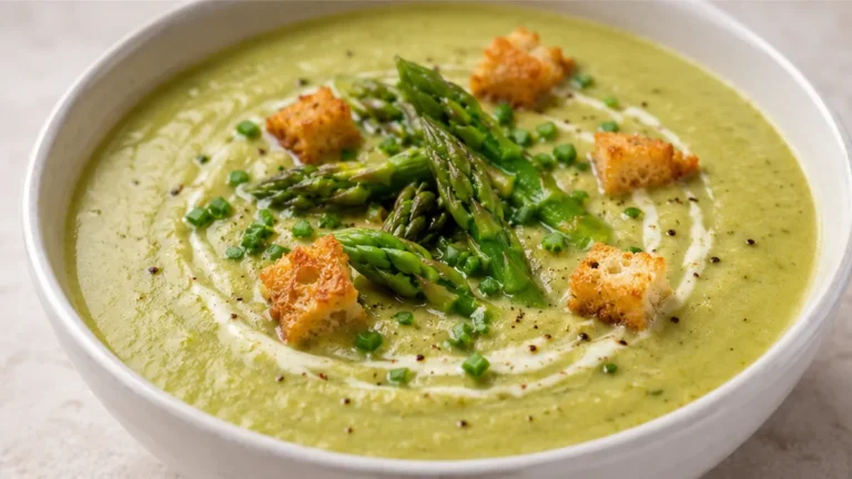 Sopa Cremosa de Espárragos: ¡Sana y Deliciosa!