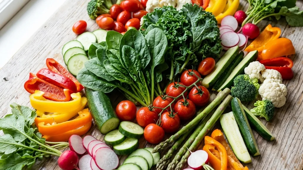 Editorial photo of verduras bajas en carbohidratos