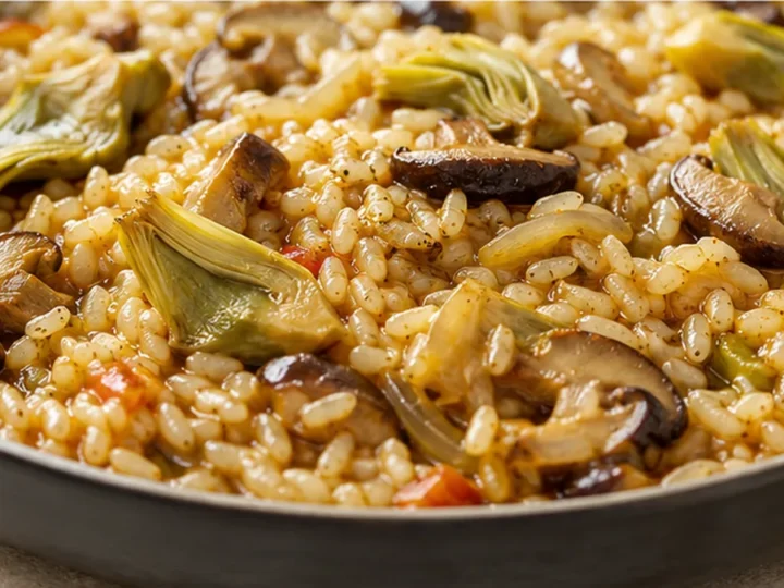 Arroz con Shiitake y Alcachofas: ¡Sabor Inolvidable!