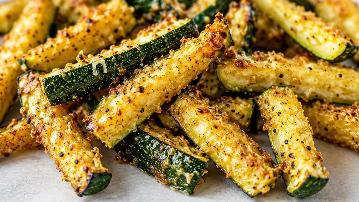 Calabacín Crujiente en Airfryer: ¡Sano y Delicioso! - calabacín airfryer - Calabacín airfryer: prepara esta receta sana y fácil en minutos. Disfruta de una guar