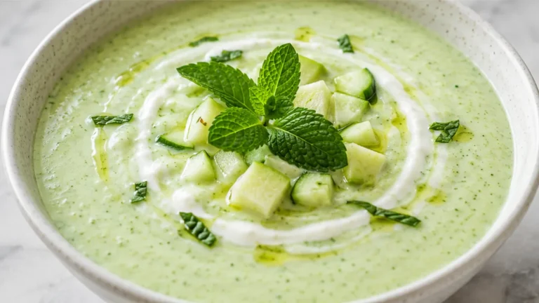 Crema Fría de Pepino: ¡Refrescante y Fácil!