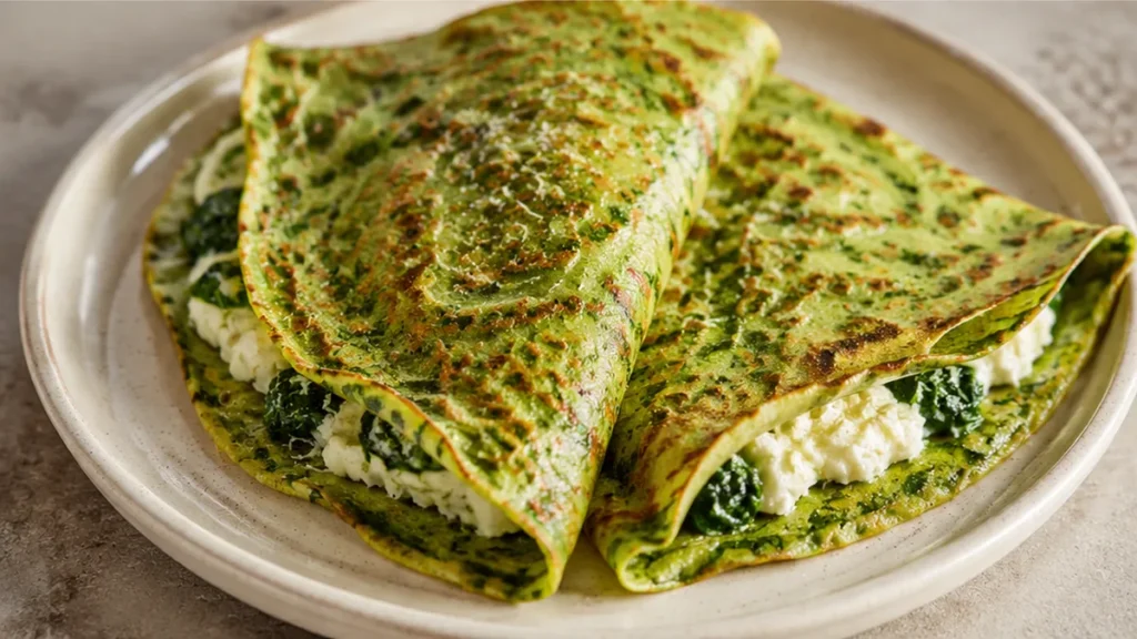 Crepas de Espinaca: ¡El Secreto Mejor Guardado! - crepas espinacas - Crepas espinacas: prepara esta receta esencial y espectacular para un desayuno o cena difer
