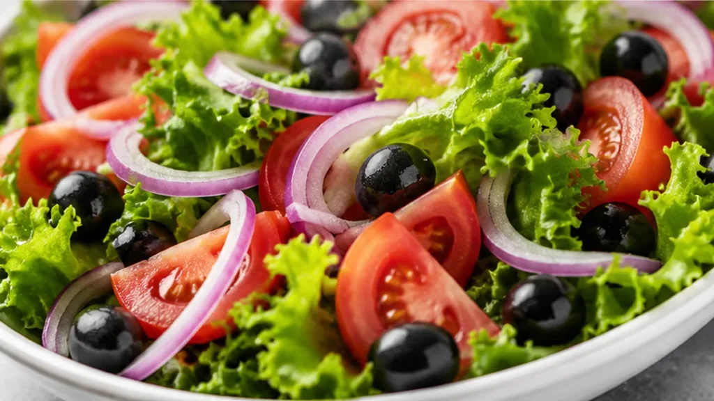 ¡Tu Ensalada Mediterránea Más Fresca y Vibrante! Ensalada mediterránea: prepara esta receta vibrante y saludable en minutos. Ideal para cualquier comida, llena