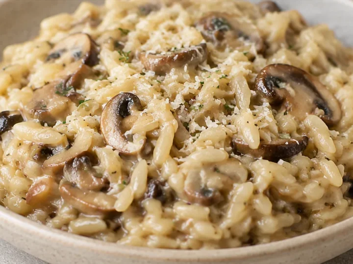 Falso Risotto de Setas Cremoso y Fácil
