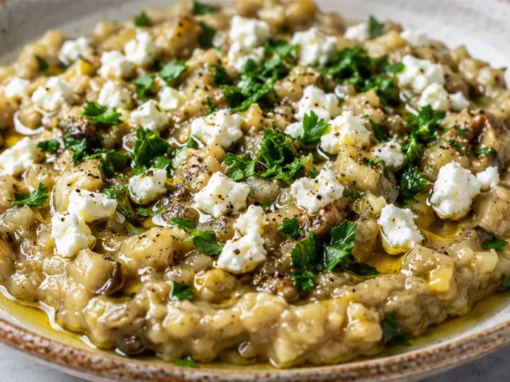 Melitzanosalata: Ensalada de Berenjena y Feta