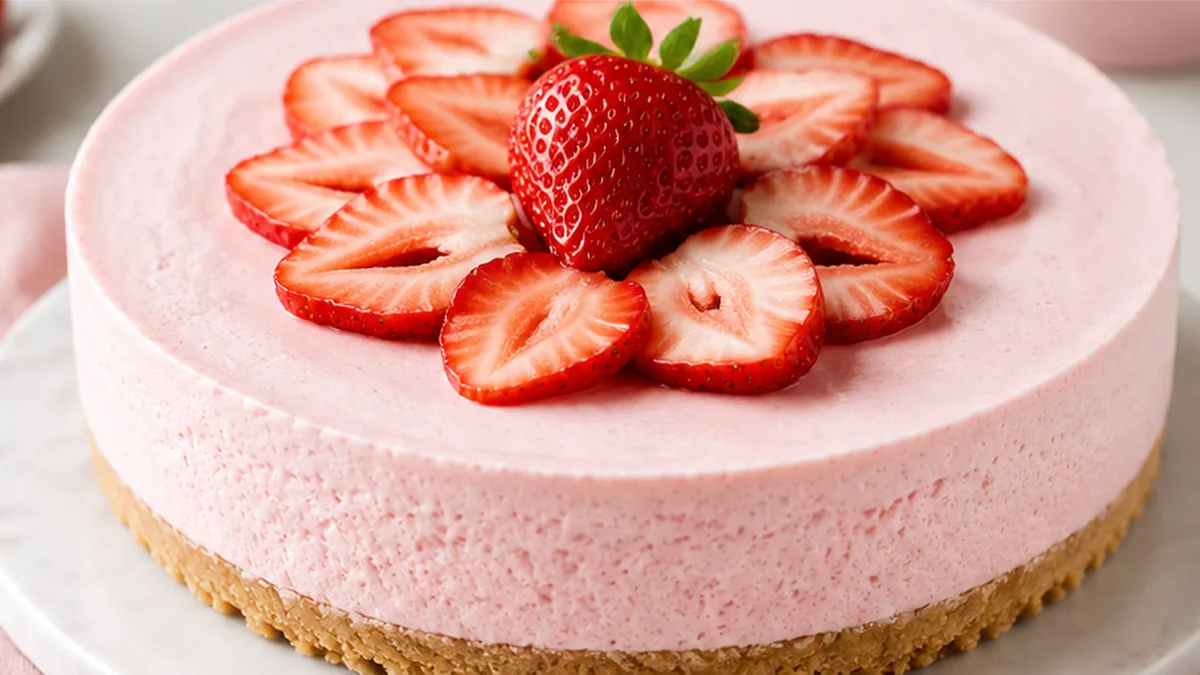 Mousse de Fresas Celestial y Ligera - mousse fresas - Mousse fresas: prepara este postre ligero y delicioso en minutos. Con ingredientes sencillos, lograrás una