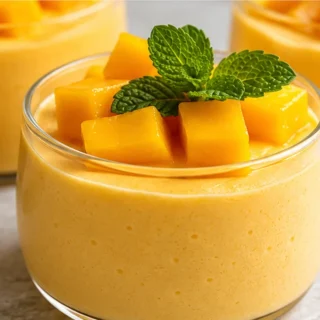 Mousse de Mango Tropical - mousse mango