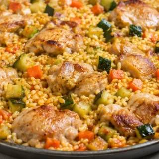 Paella de Pollo y Calabacín: ¡Un festín fácil y saludable! - paella pollo