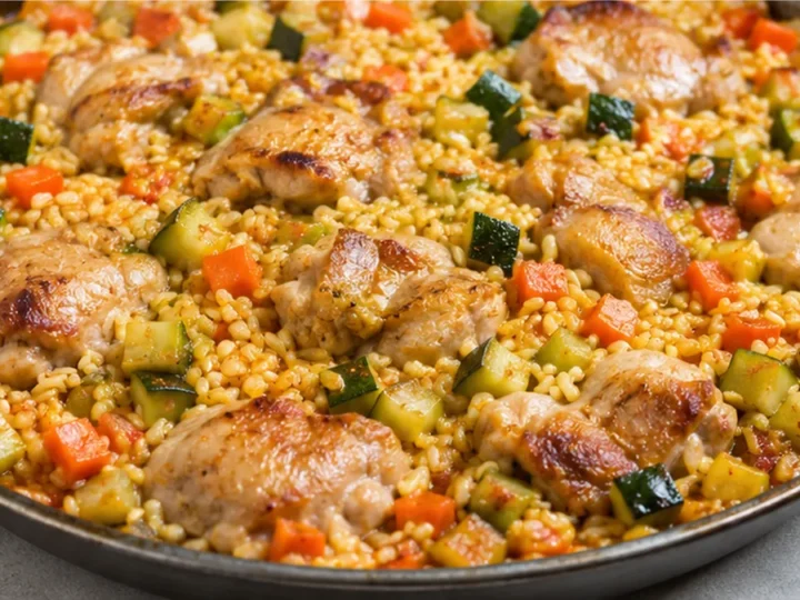 Paella de Pollo y Calabacín: ¡Un festín fácil y saludable!