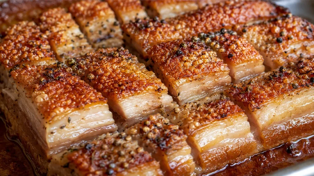 Panceta Crujiente al Horno: ¡Dorada a la Perfección!