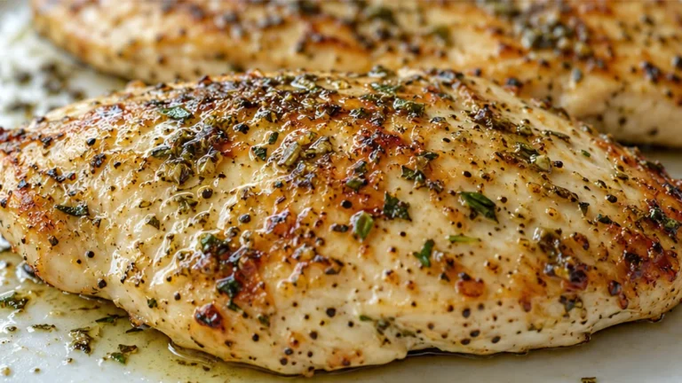 Pechugas de Pollo Jugosas con Finas Hierbas