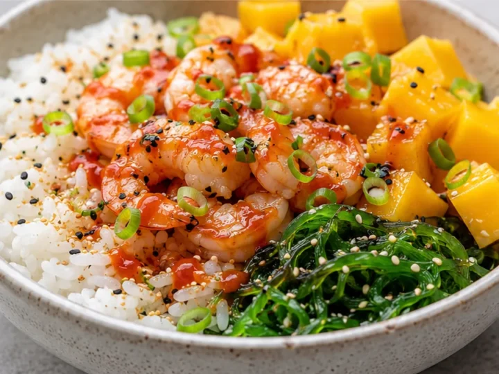 Poke Bowl de Langostinos y Mango