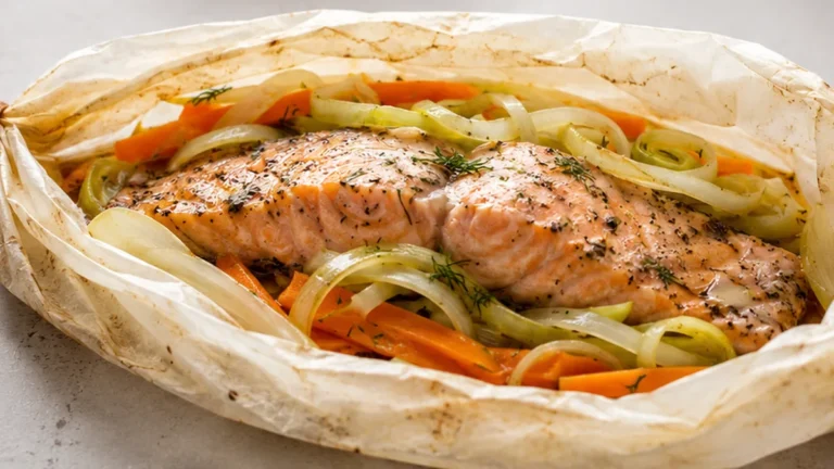 ¡Salmón en Papillote: Sabor y Salud en 15 Minutos!