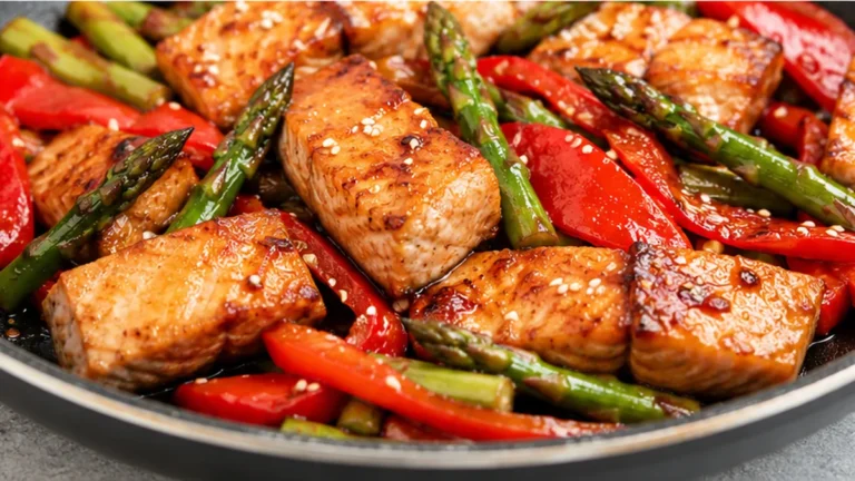 Salmón Salteado con Verduras: ¡Fácil y Rápido!
