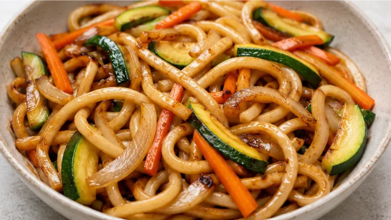 Yaki Udon con Vegetales: ¡Sabor umami!