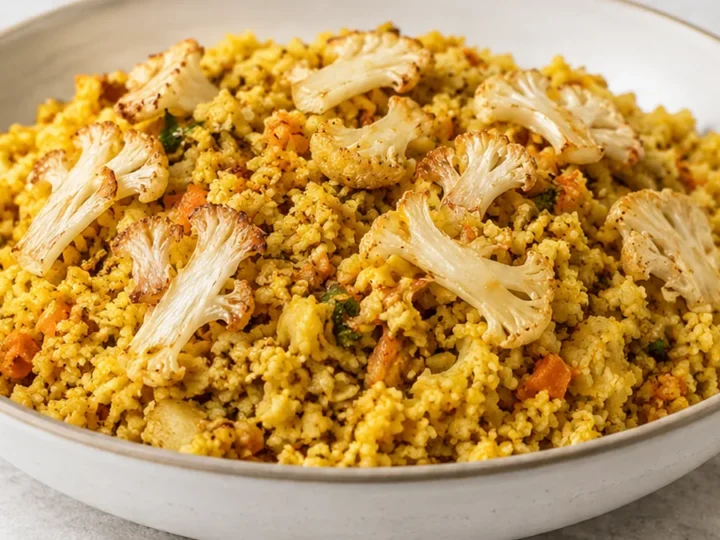Arroz de Coliflor: Cena Saludable y Deliciosa