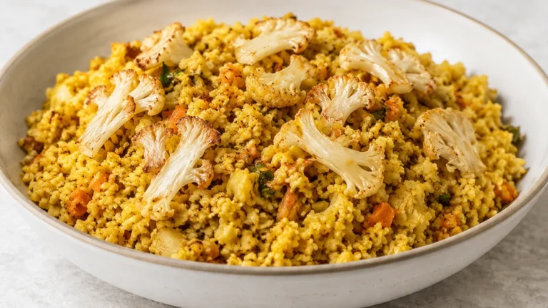 Arroz de Coliflor: Cena Saludable y Deliciosa