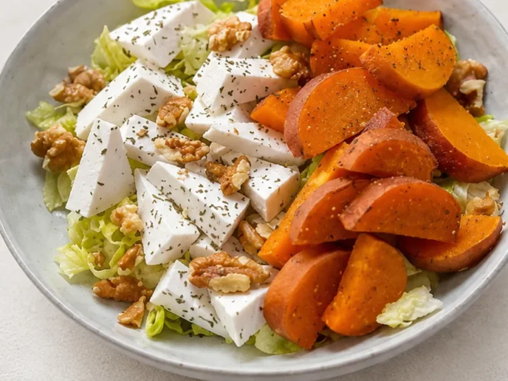 Ensalada de Boniato y Feta: ¡Deliciosa y Fácil!
