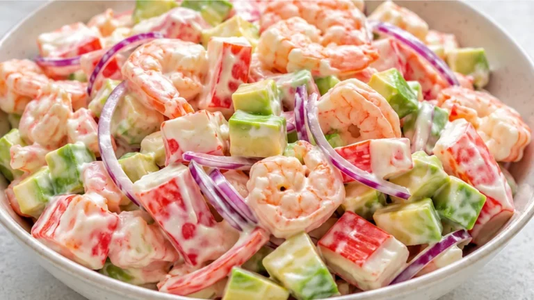Ensalada de Cangrejo Fresca y Rápida