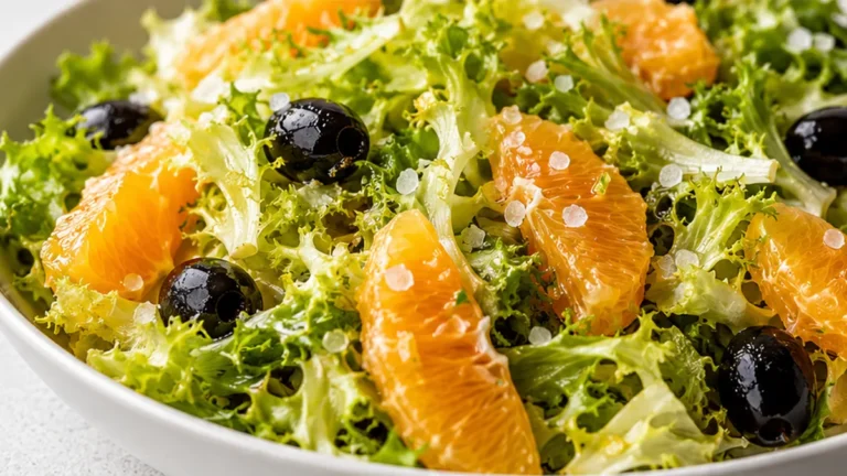Ensalada de Escarola y Naranja Mediterránea