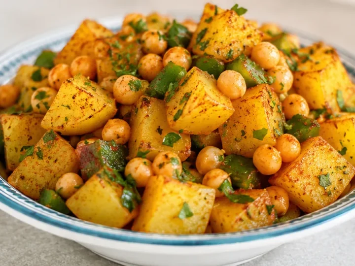 Ensalada de Patata y Garbanzos Especiados