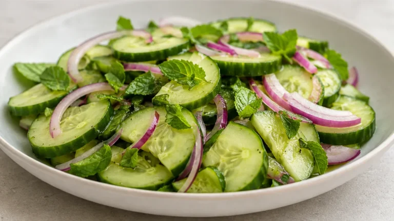 ¡La Ensalada de Pepino Más Refrescante que Probarás!