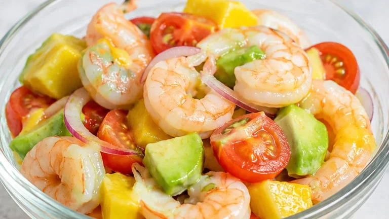 Ensalada Tropical: Langostinos y Mango
