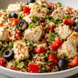 Quinoa con Pollo: Cena Saludable y Deliciosa - quinoa pollo - Quinoa pollo: prepara esta cena sana y deliciosa en poco tiempo. Ideal para tus comidas diarias, c
