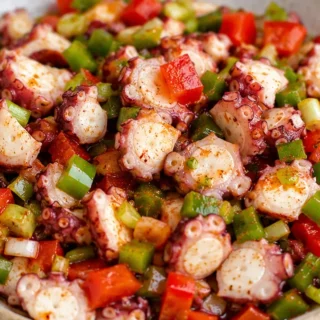 Salpicón de Pulpo: ¡Fresco y Explosivo! - salpicón pulpo - Salpicón pulpo: saborea esta receta fácil y saludable, perfecta para una comida ligera. Conoce los se