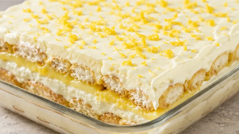 Tiramisú de Limón: Postre Fresco y Delicioso