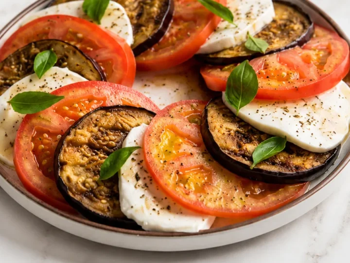 Caprese de Berenjena Asada Espectacular