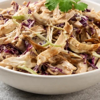 Ensalada de Col con Pollo Fresca