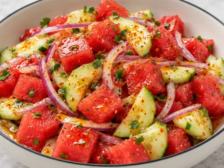 Ensalada de Sandía Refrescante y Deliciosa