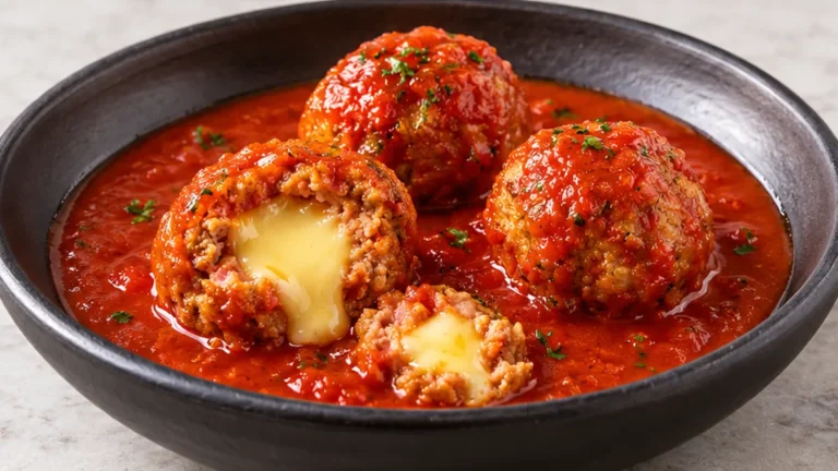 ¡Explosión de Sabor! Albóndigas con Tocino y Queso