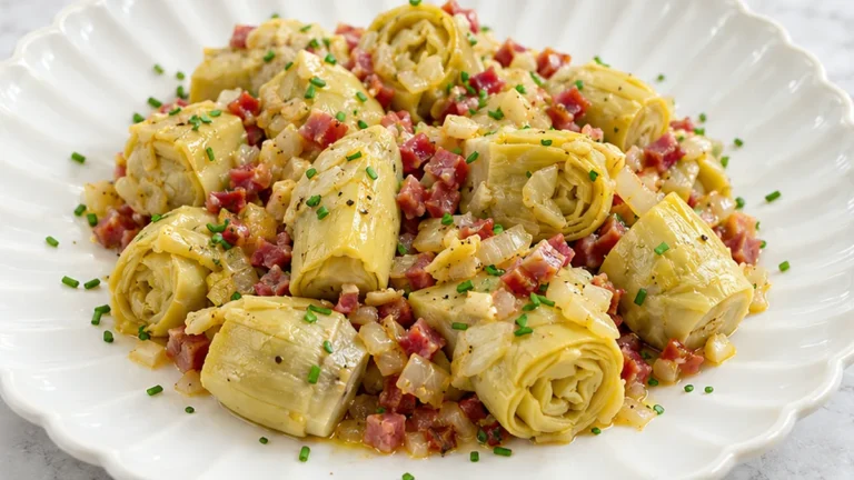 Alcachofas con Jamón: Cena Gourmet Rápida