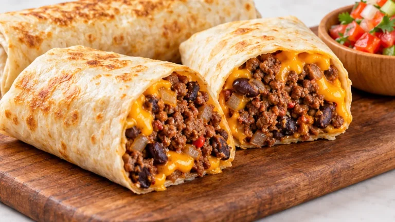 Burritos de Carne Molida Jugosos