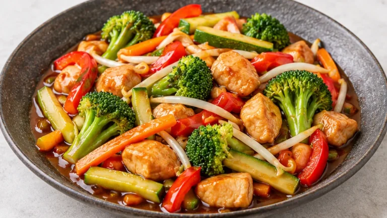 Chop Suey de Pollo Casero Fácil