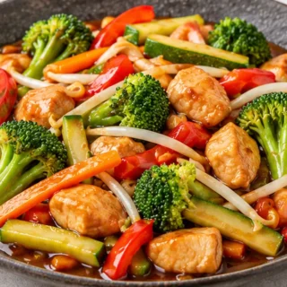 Chop Suey de Pollo Casero Fácil
