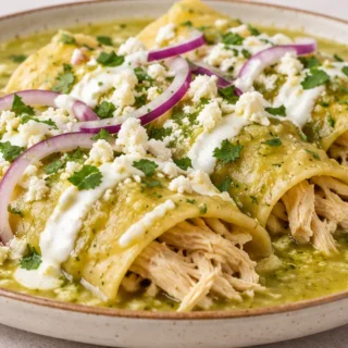 Enchiladas Verdes Caseras: ¡Sabor Auténtico! Enchiladas verdes: saborea esta receta tradicional mexicana en 40 minutos. Descubre cómo lograr una salsa casera pe