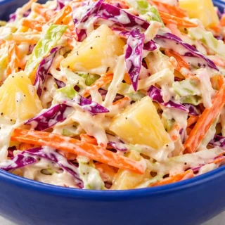 Ensalada Cremosa de Col y Zanahoria - ensalada cremosa de col con media crema nestlé
